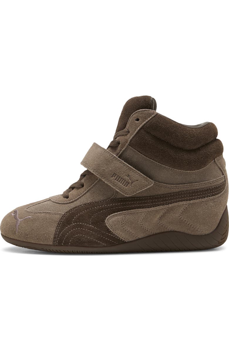 PUMA Speedcat Wedge Sneaker, Alternate, color, Totally Taupe/ Chocolate