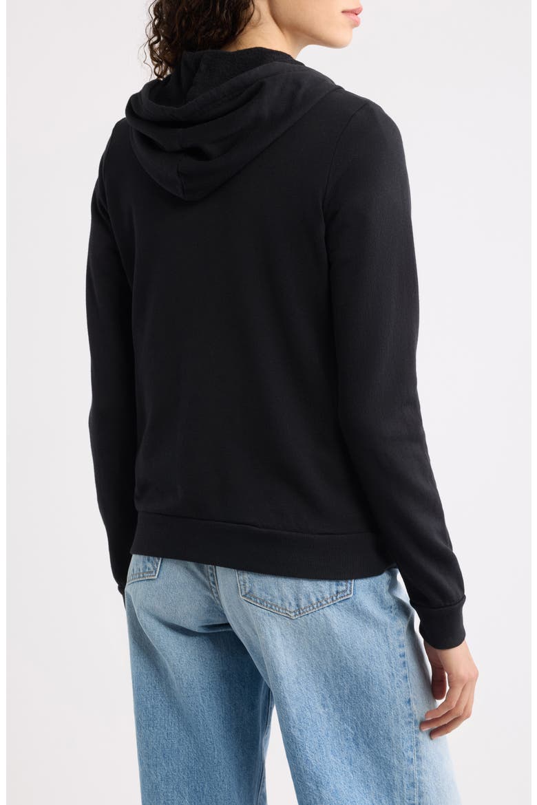 Afternoon Full Zip Hoodie, Alternate, color, BLACK