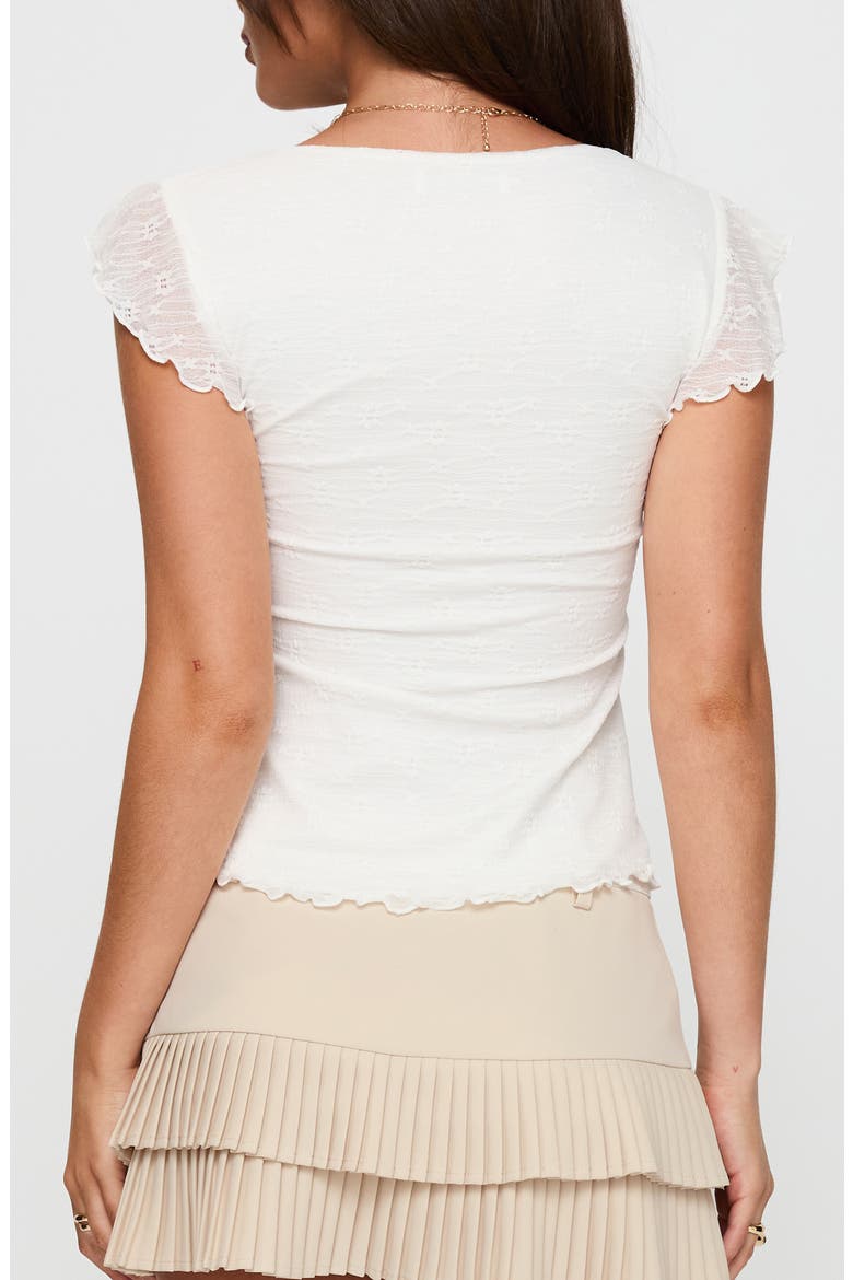 Auroraah Frill Top, Alternate, color, WHITE