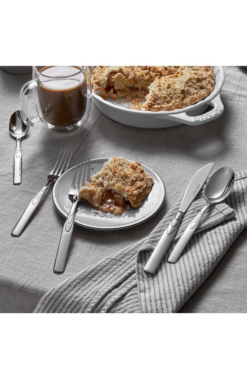 Henckels Cutlery Rapture 18/10 Stainless Steel 45-piece Flatware Set In Silver