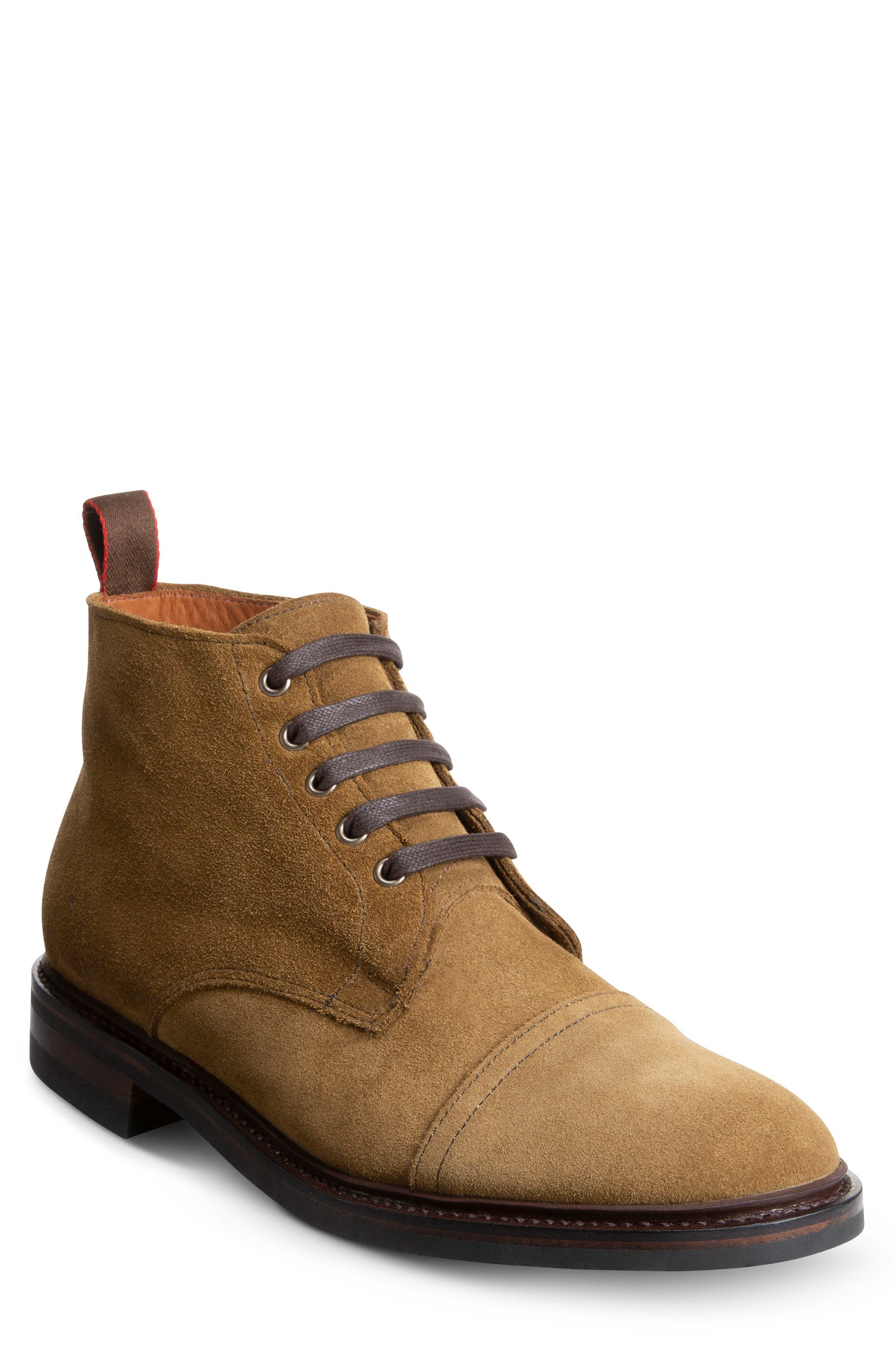 Allen Edmonds Patton Waterproof Suede Derby Boot, Main, color, 