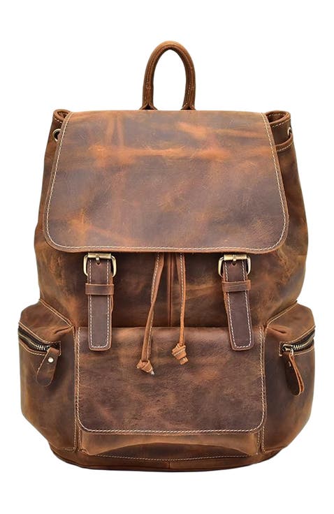 The Hagen Backpack | Vintage Leather Backpack