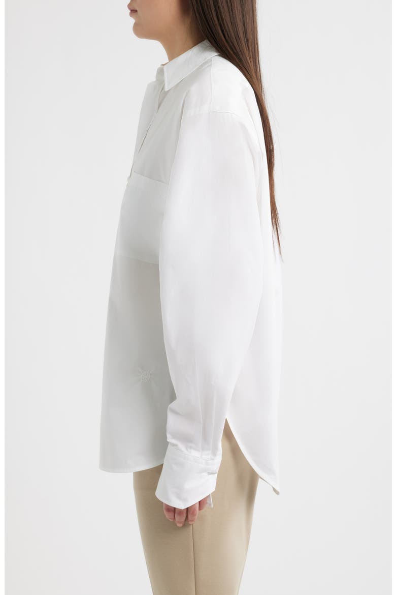 Saturday Button-Up Shirt, Alternate, color, BRIGHT WHITE