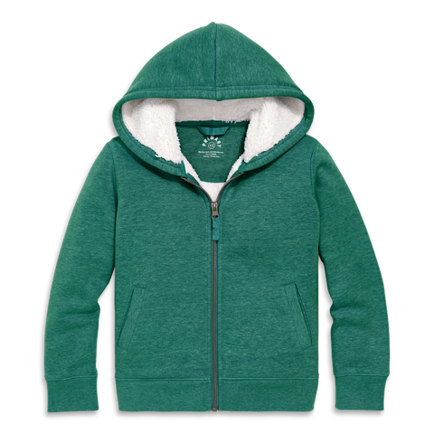 Teddy Fleece-Lined Zip Hoodie