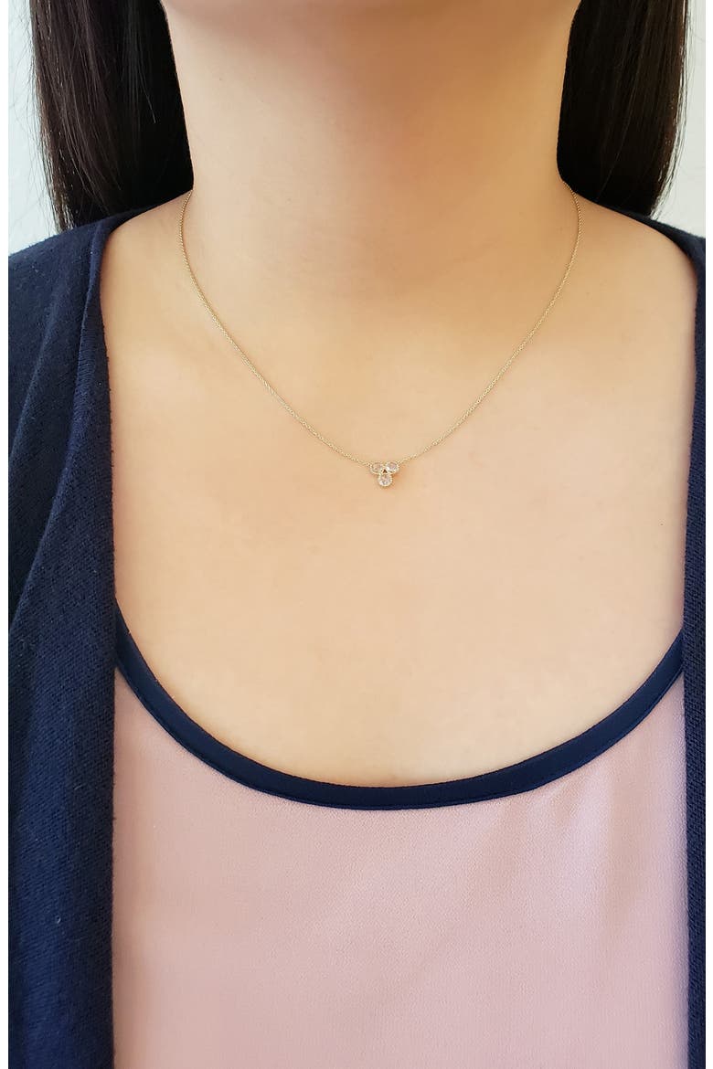 Grace Rose Cut Diamond Pendant Necklace, Alternate, color, YELLOW