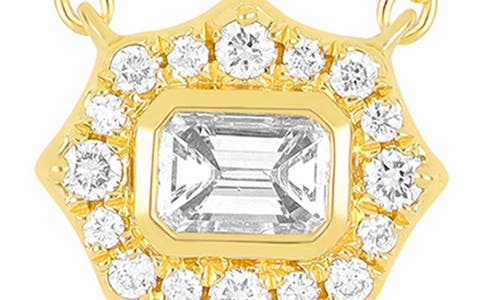 Ef Collection Daphne Diamond Pendant Necklace In Gold