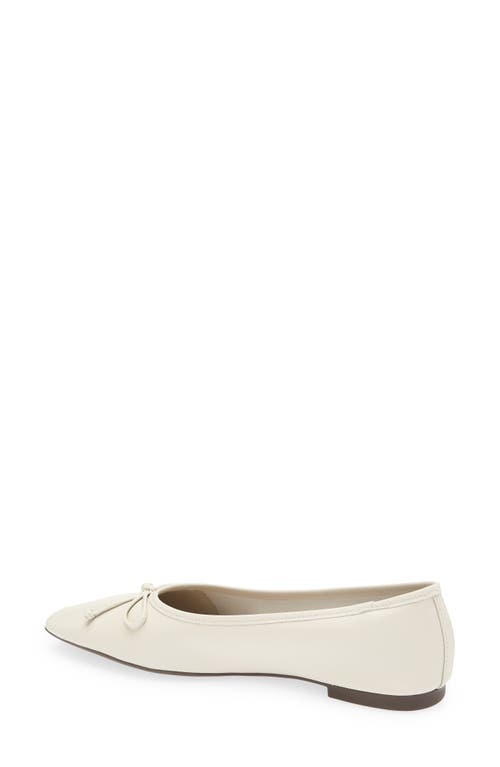 Schutz Arissa Ballet Flat In White