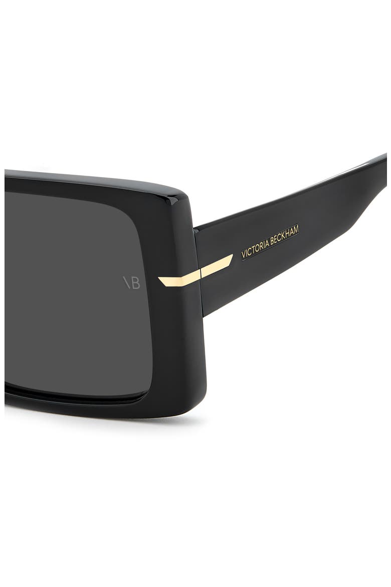 VB 1023/S 57mm Square Sunglasses, Alternate, color, BLACK/ GREY
