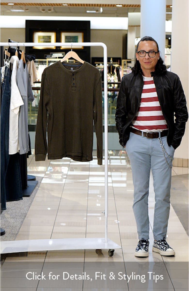 The Fireside Waffle Knit Henley, sales video thumbnail