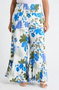 SUGARLIPS Zurie Floral Tovia Smocked Pants