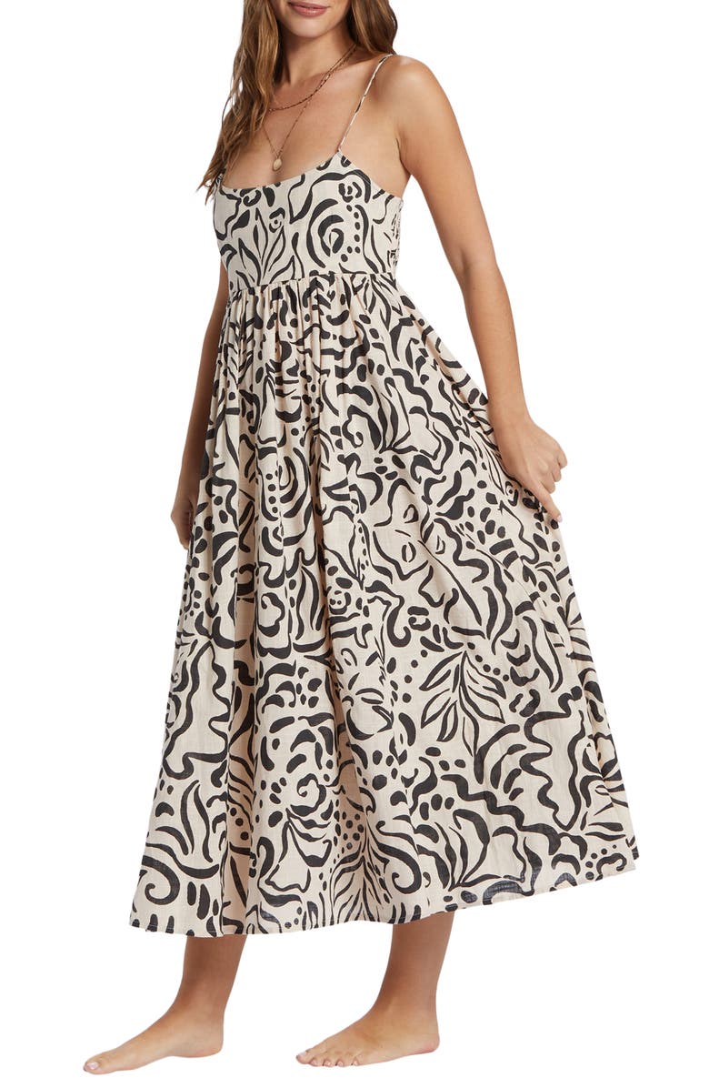 Billabong Island Heat Cutout Sundress, Alternate, color, 