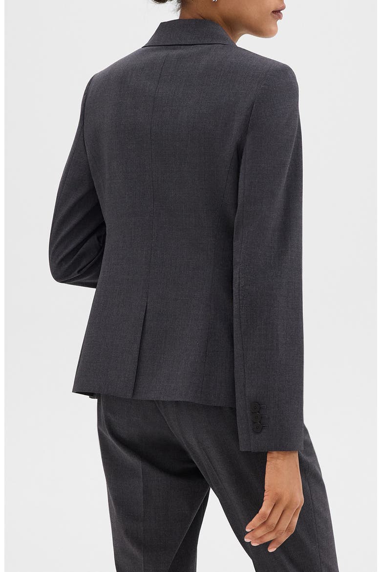 Carissa Good Wool Blazer, Alternate, color, CHARCOAL MELANGE