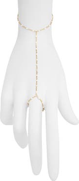 Nashelle Iris Bead Hand Chain