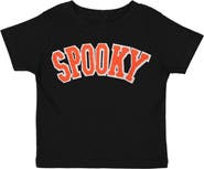 Sweet Wink Spooky Orange Patch Halloween Short Sleeve T-Shirt