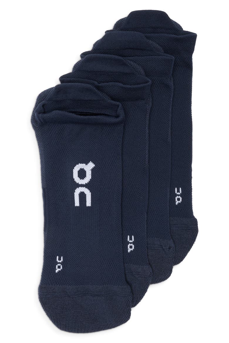 2-Pack Core Running Socks, Main, color, NAVY