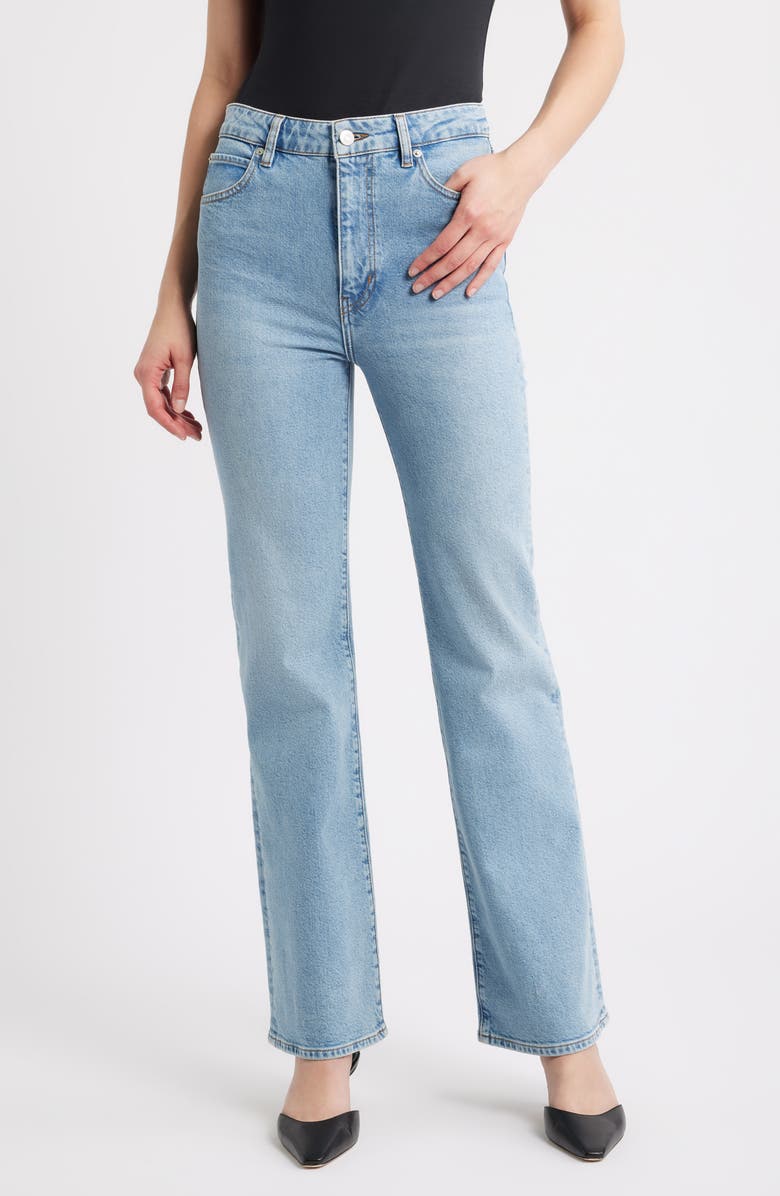 FRAME The Arrow High Waist Relaxed Bootcut Jeans, Main, color, Birdie