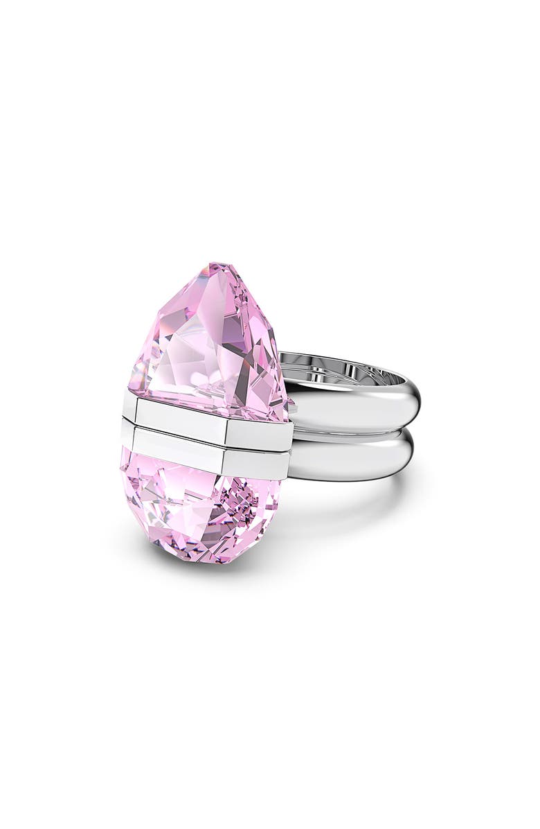 Swarovski Lucent Set of 2 Stacking Rings, Main, color,