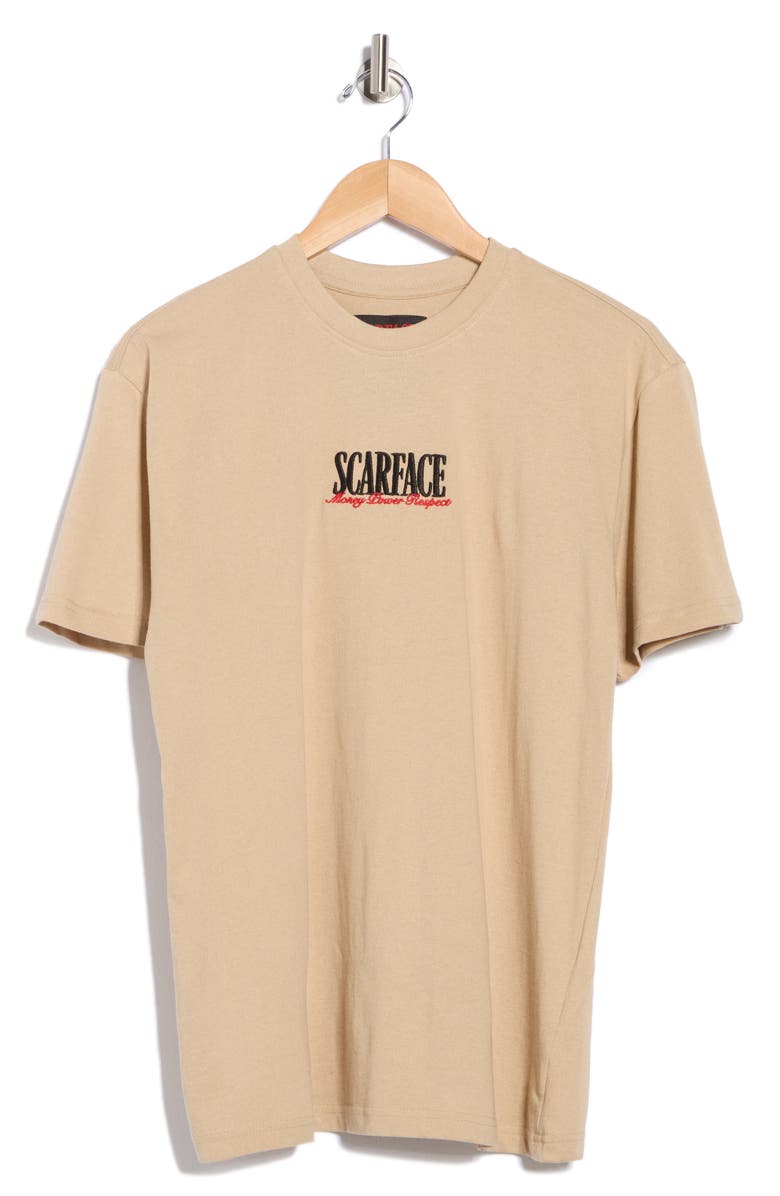 Reason Scarface Embroidered T-Shirt, Alternate, color, 