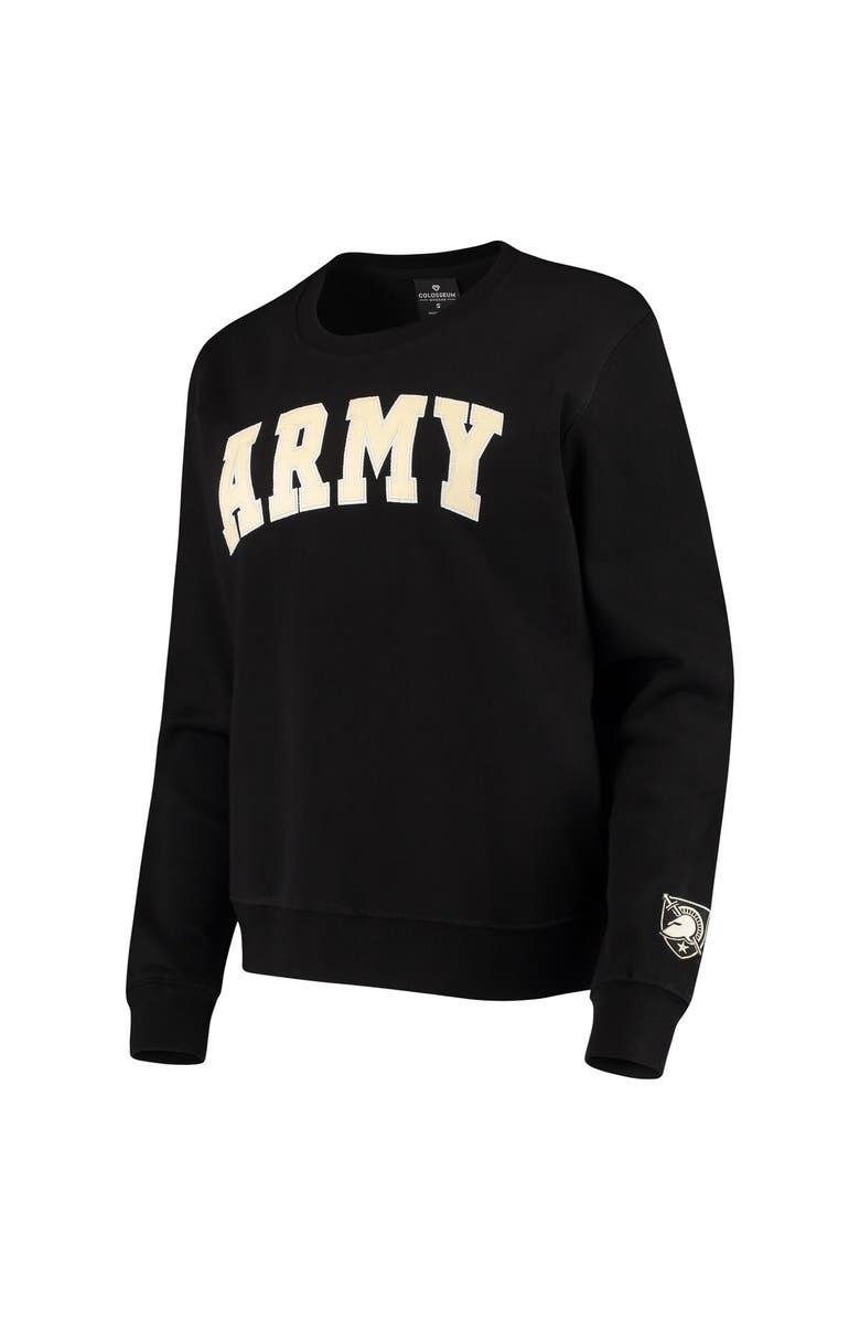 COLOSSEUM Women's Colosseum Black Army Black Knights Campanile Pullover Sweatshirt, Alternate, color, Black