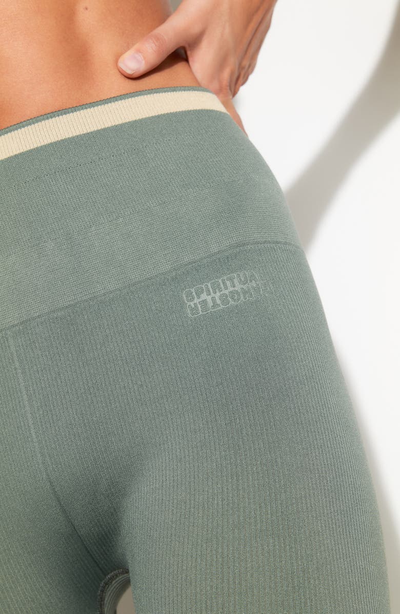 Spiritual Gangster Love High Waist 7/8 Leggings, Alternate, color, Agave