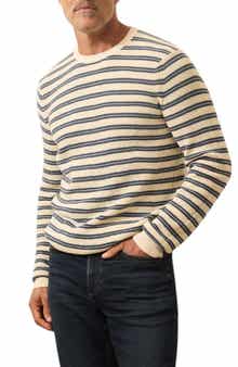 Faherty Sunwashed Stripe Organic Cotton Sweater