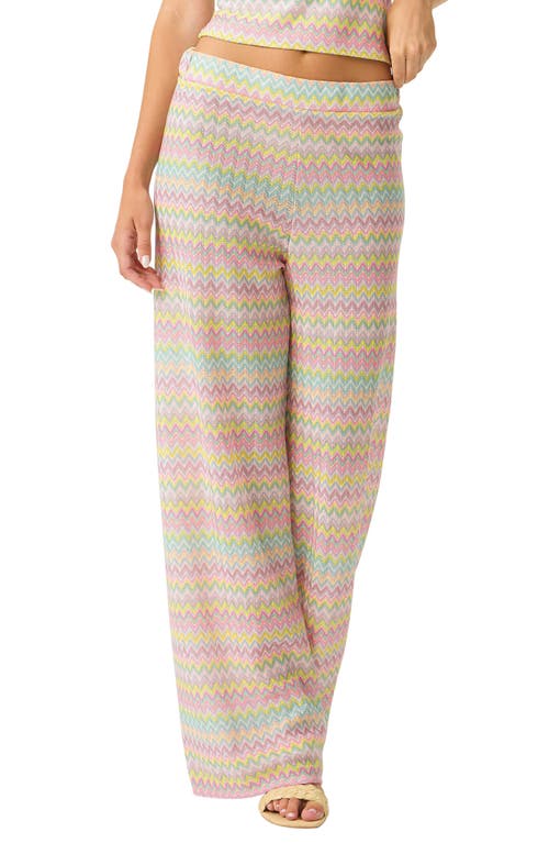 PQ SWIM Meg High Waist Cover-Up Pants in Love Spell at Nordstrom, Size X-Small/small