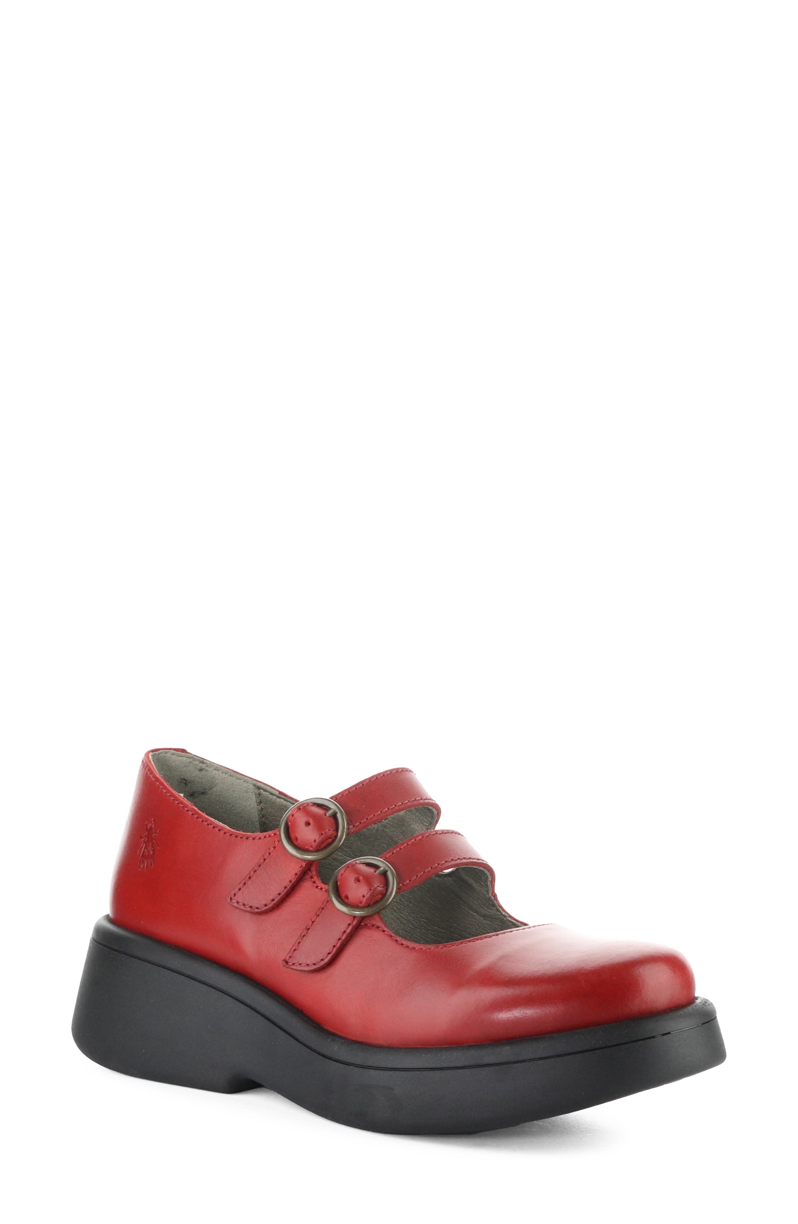 Mily Mary Jane Flat, Main, color, 002 RED