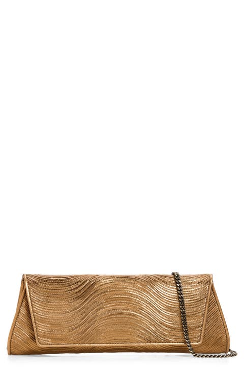 Anouk Leather East/West Clutch