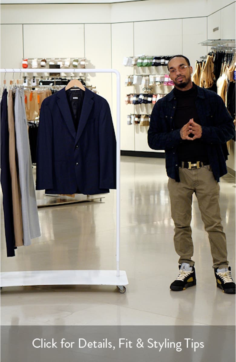 Huge Slim Fit Houndstooth Microcheck Sport Coat, sales video thumbnail