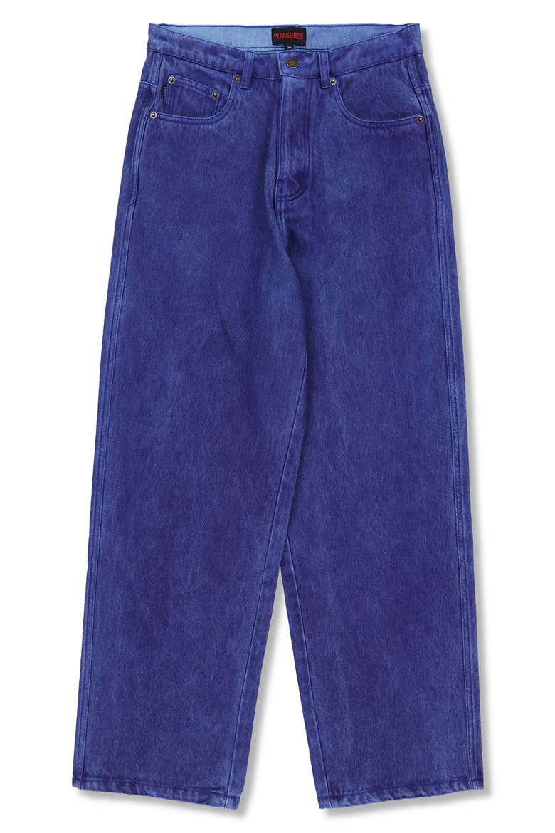 Spray Formula Baggy Jeans, Alternate, color, BLUE