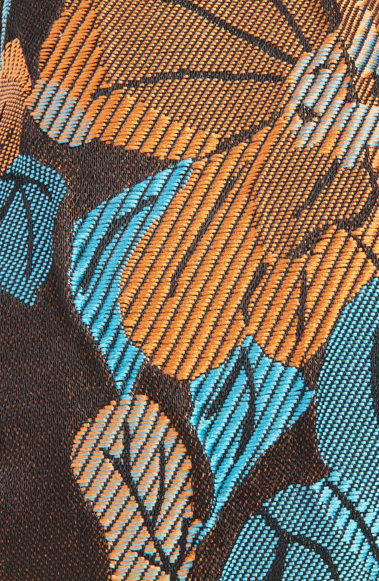 Lele Sadoughi Floral Jacquard Knotted Headband, Alternate, color, Caramel Patina