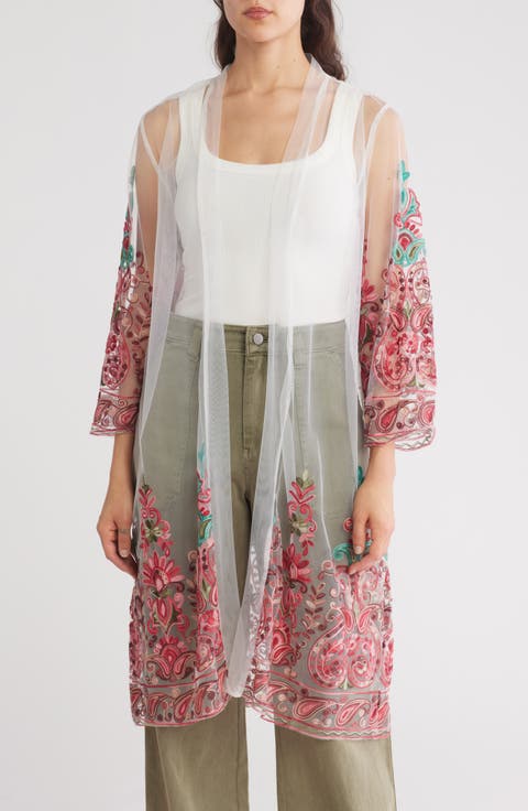 Embroidered Duster