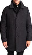 Hart Schaffner Marx Macbeth Wool Blend Single Breasted Coat