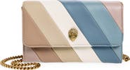 Kurt Geiger London Soho Stripe Leather Chain Wallet
