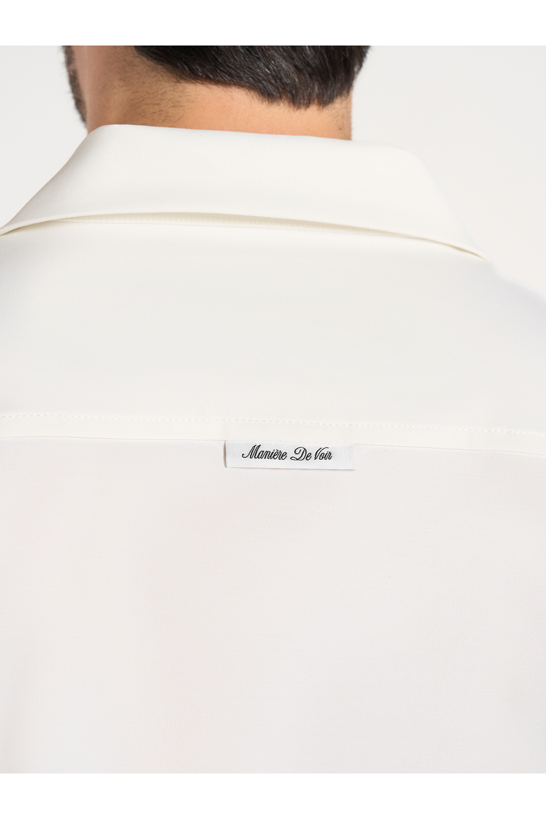 Alban Tailored Double Breasted Shirt, Alternate, color, White
