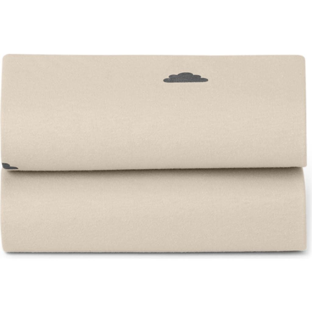 Snüz Pack of 2 Assorted Crib Sheets in Sand/Cloud  product