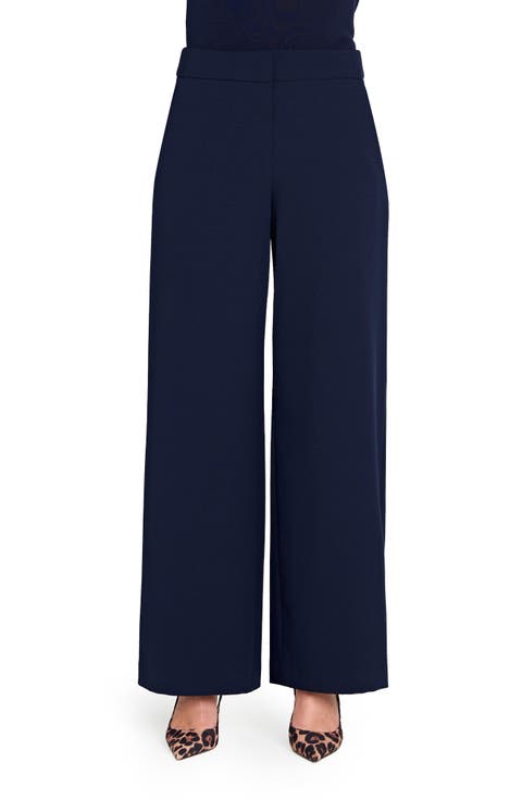 Tahari ASL Wide Leg Pants (Petite)