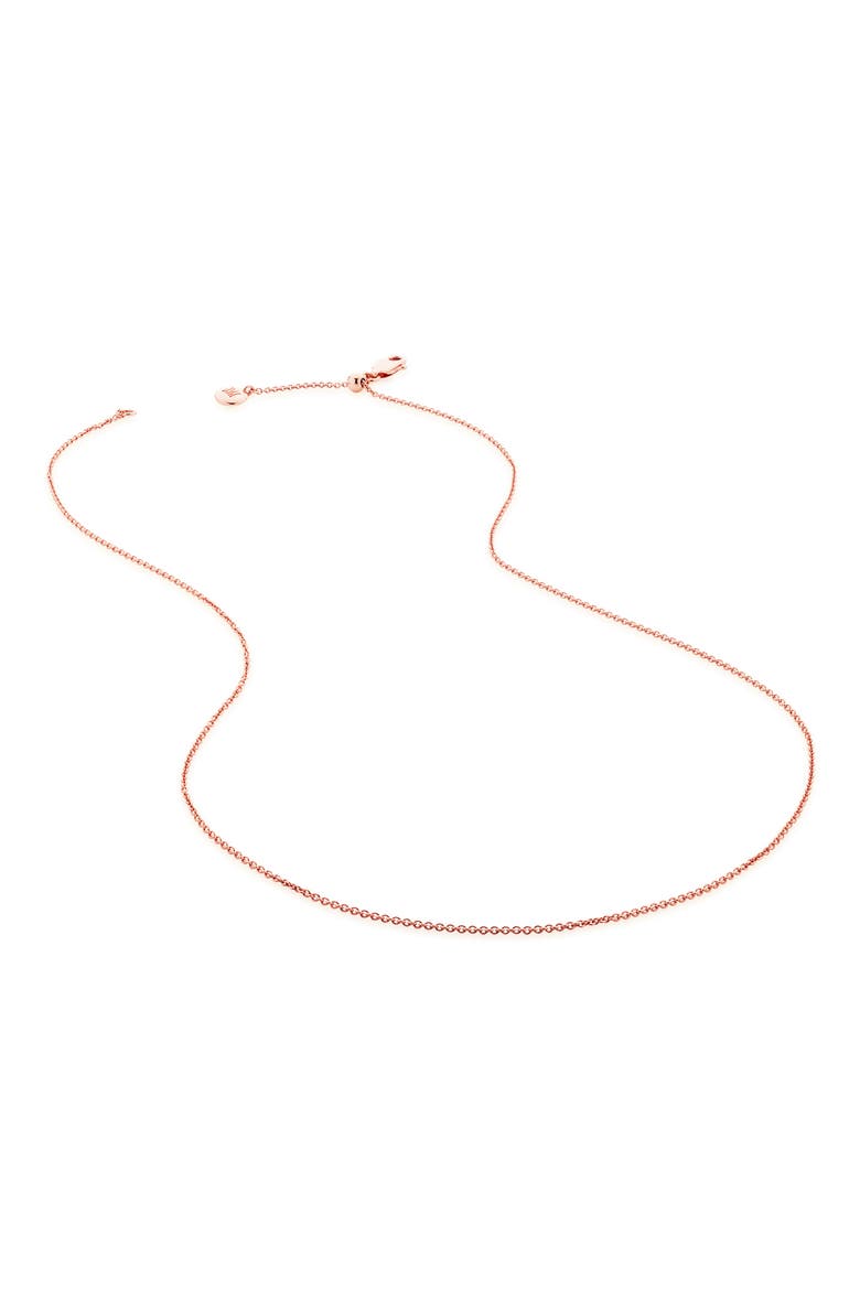 Chain Link Necklace, Main, color, ROSE GOLD