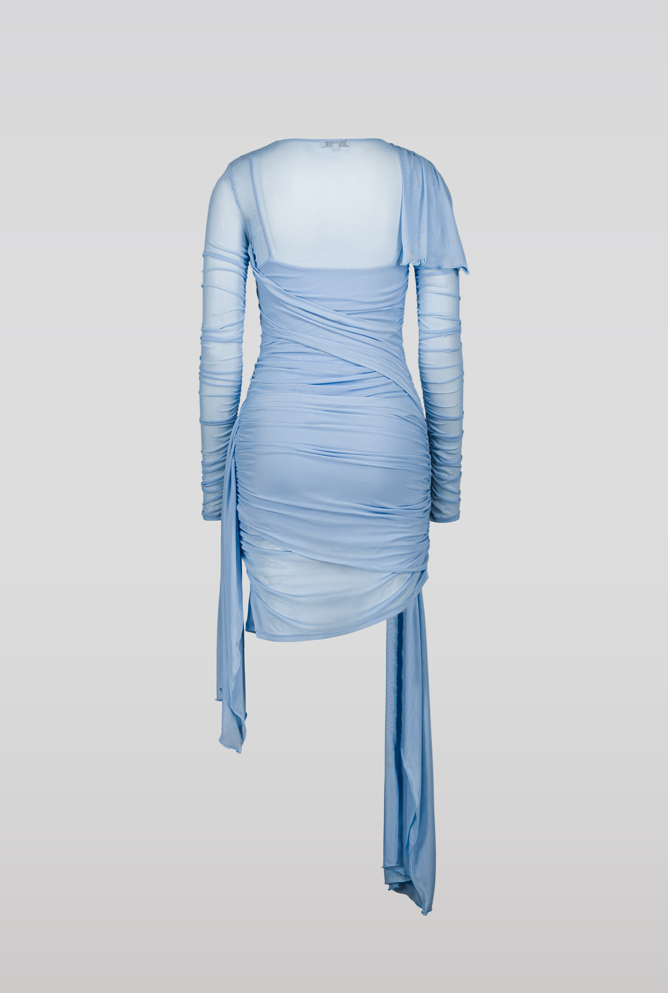Draped Mesh Dress - image 2