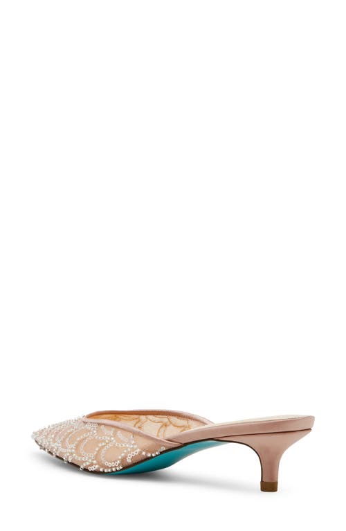 Betsey Johnson Ellis Sequin Mule In Sand