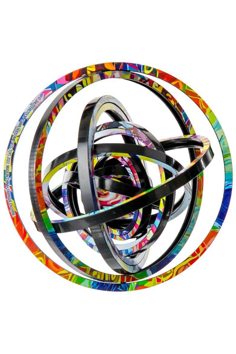 Puzzle Abstract 2L 14 Rings 2In1, 8+, Alternate, color, Multicolored