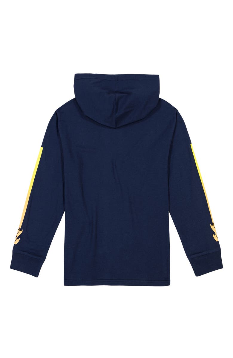 Billabong Kids' Grad Long Sleeve Hooded Graphic T-Shirt, Alternate, color,