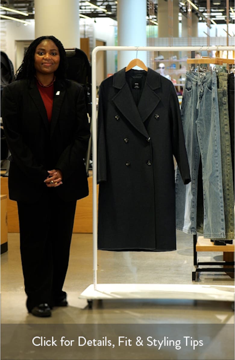 Handmade Oversize Wool Blend Coat, sales video thumbnail