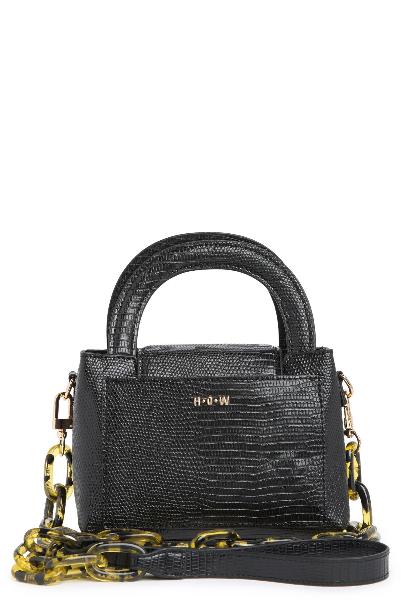 HOUSE OF WANT Snack Mini Vegan Leather Top Handle Crossbody, Alternate, color, 