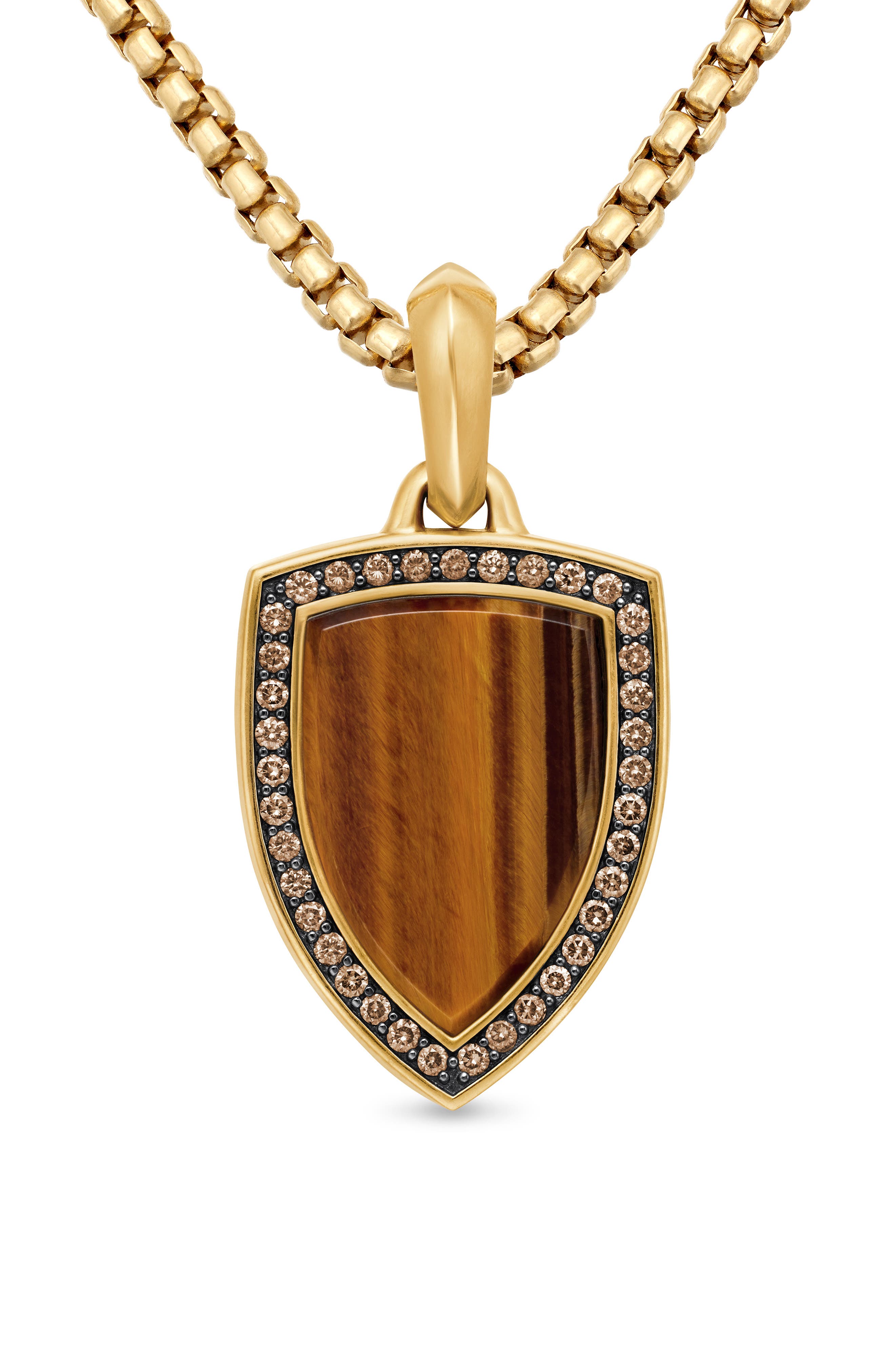 selected 18K YELLOW GOLD/ TIGERS EYE