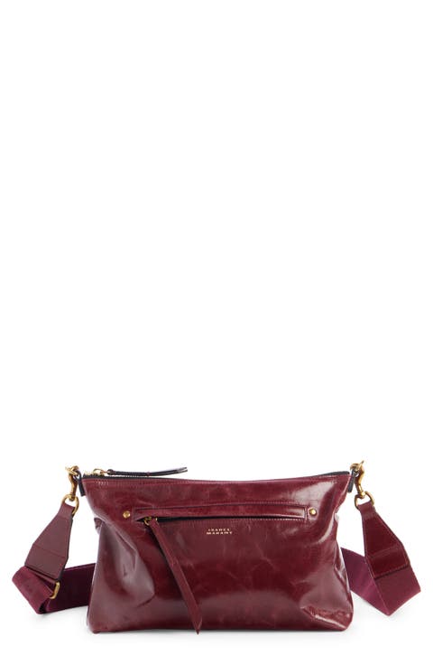Nessah Wardy Leather Crossbody Bag