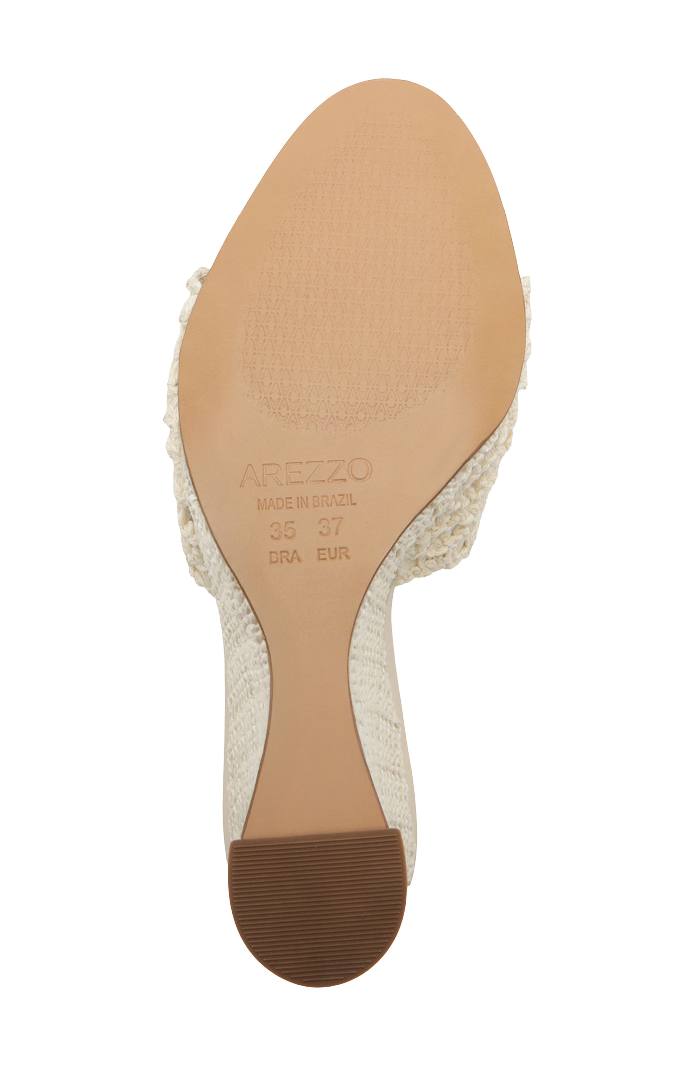 Arezzo Mary Wedge Slide Sandal, Alternate, color, White