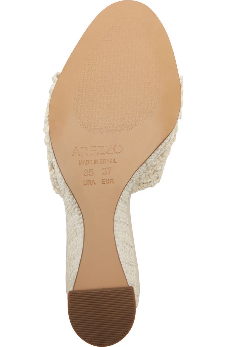 Arezzo Mary Wedge Slide Sandal, Alternate, color, White