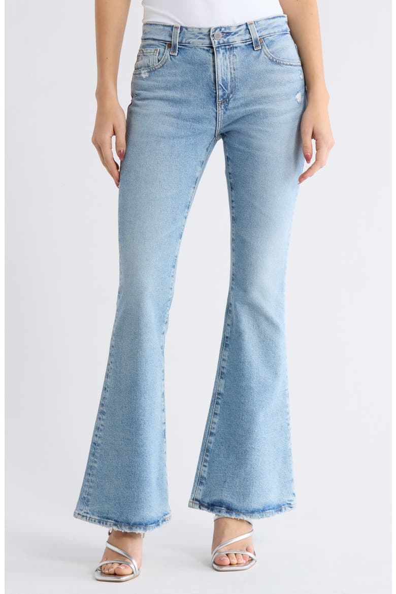 Flare Leg Jeans, Main, color, APPARITION