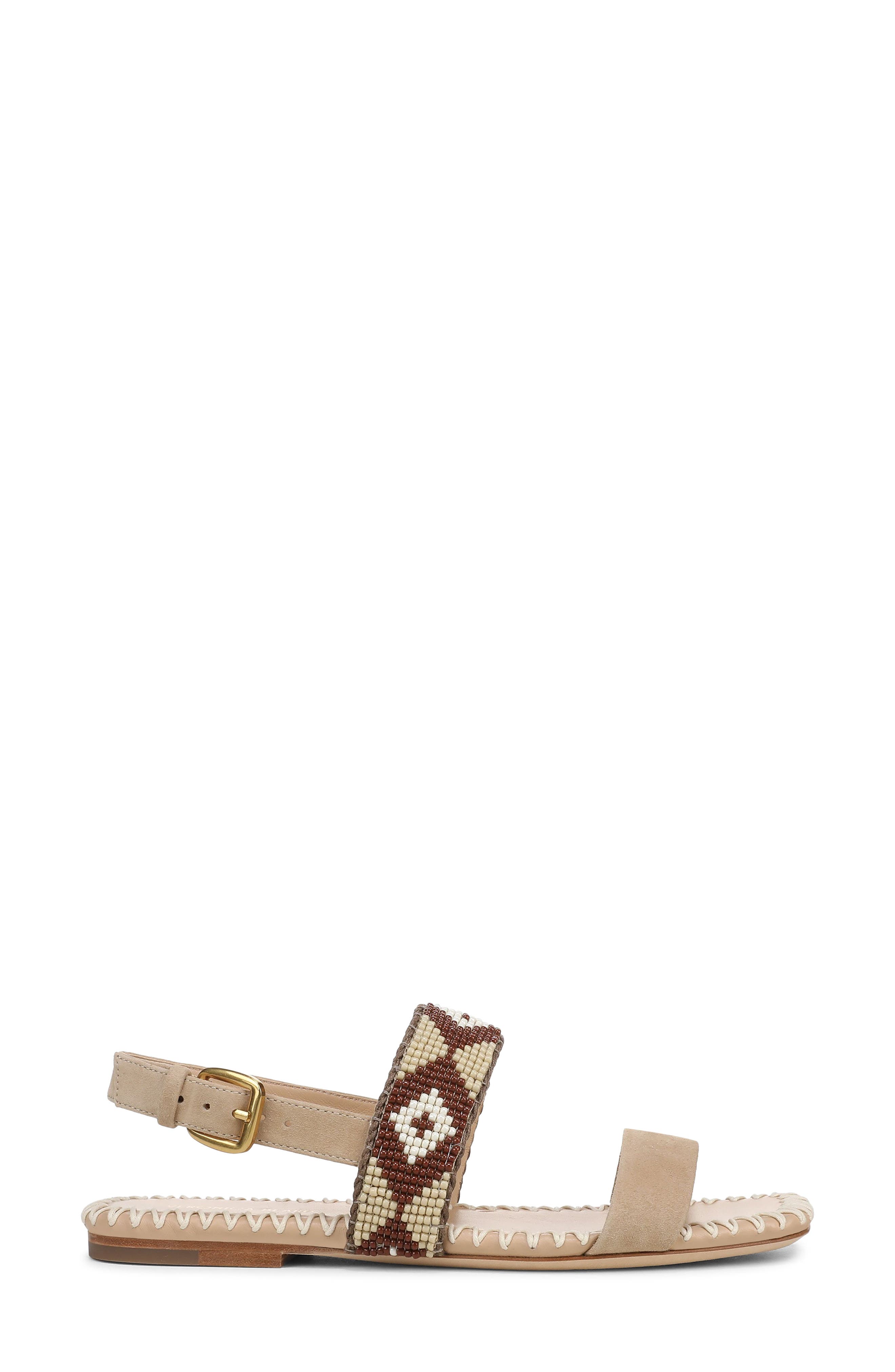 Veronica Beard Marian Slingback Sandal, Alternate, color, Sand Multi